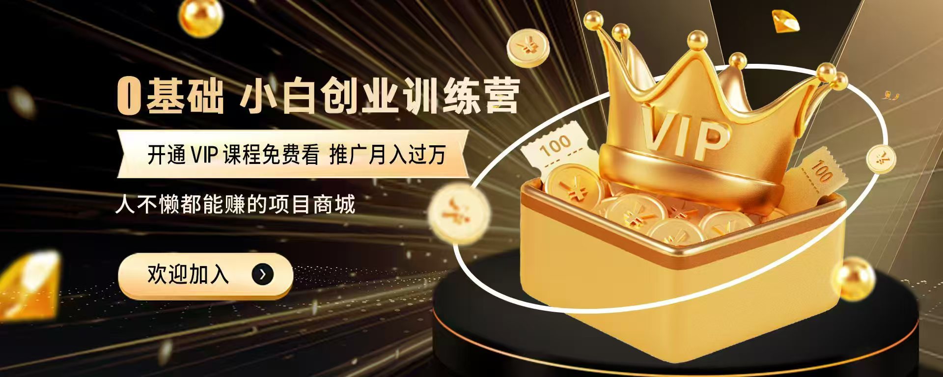 加入青年云网创会员，全站资源免费学习。加入高级合伙人，推广日入1000+-云网创